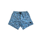 Trussardi Beachwear Light Blue Polyester Men Swim Trunk