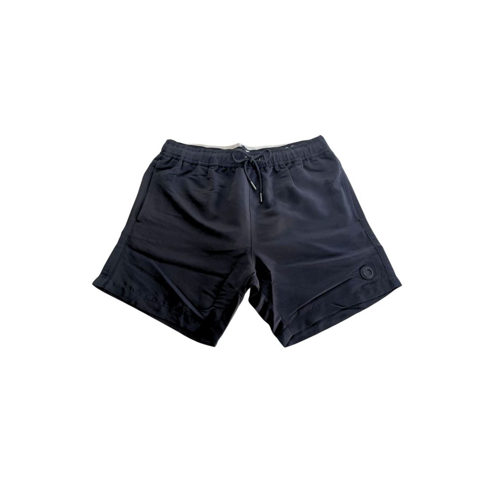 Trussardi Beachwear Black Polyester Men Swim Shorts