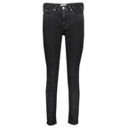 Calvin Klein Black Cotton Women's Skinny Jean