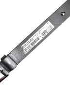 Dolce & Gabbana Black Luxury Leather DG Studs Buckle Belt