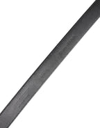 Dolce & Gabbana Black Calf Leather Classic Metal Buckle Belt