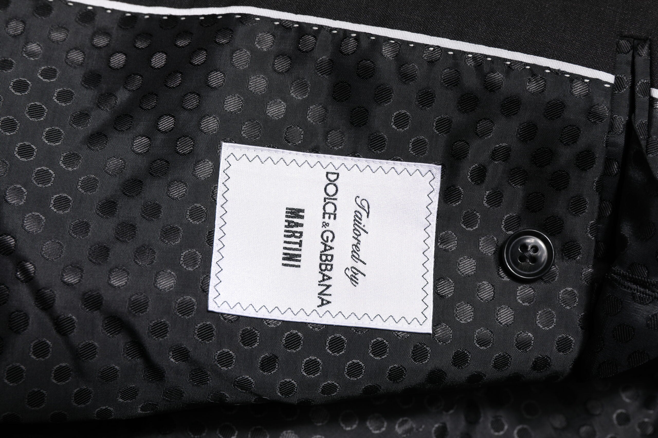 Dolce & Gabbana Dark Gray MARTINI Single Breasted Jacket