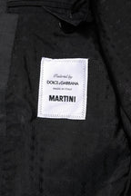Dolce & Gabbana Dark Gray MARTINI 2 Pc Single Breasted Suit