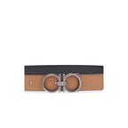 Ferragamo Brown Calf Leather Bos Taurus Regular Belt