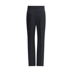 Ferragamo Black Viscose Casual Pants