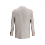 Brunello Cucinelli Light Brown Linen Blazer
