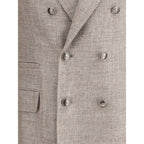 Brunello Cucinelli Light Brown Linen Blazer