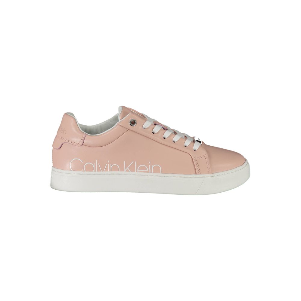 Calvin Klein Pink Polyester Women Sneaker