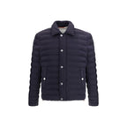 Brunello Cucinelli Blue Polyester Coat
