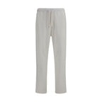 Brunello Cucinelli White Cotton Joggers (Workout Pants)