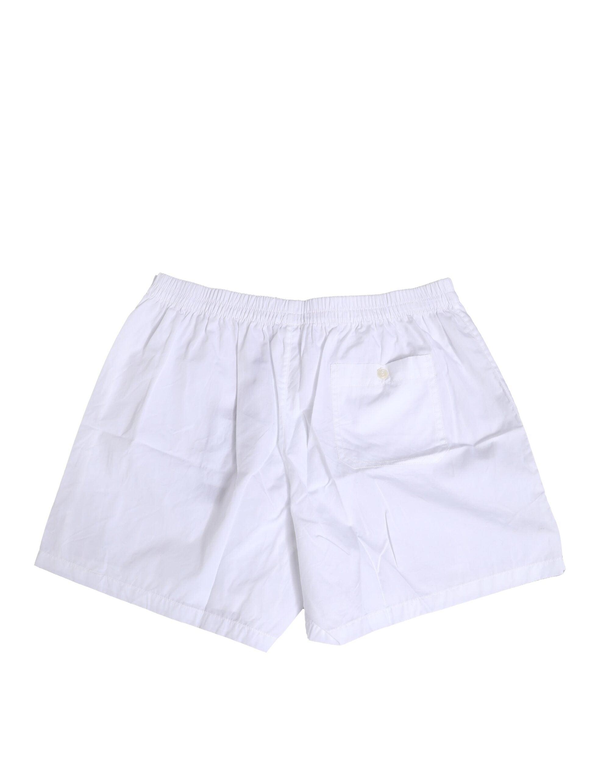 Dolce & Gabbana White Cotton Regular Boxer Shorts Underwear
