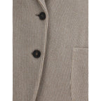 Brunello Cucinelli Gold Cotton Coat