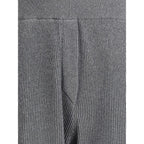 Brunello Cucinelli Gray Cotton Casual Pants