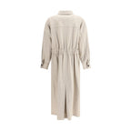 Brunello Cucinelli Beige Wool Coat