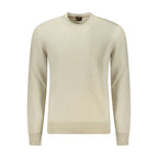 Hugo Boss Beige Cotton Men Sweater