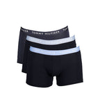 Tommy Hilfiger Black Cotton Men Boxer Trio Pack