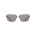 Calvin Klein Gray Metal Men Sunglasses