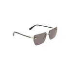 Calvin Klein Gray Metal Men Sunglasses