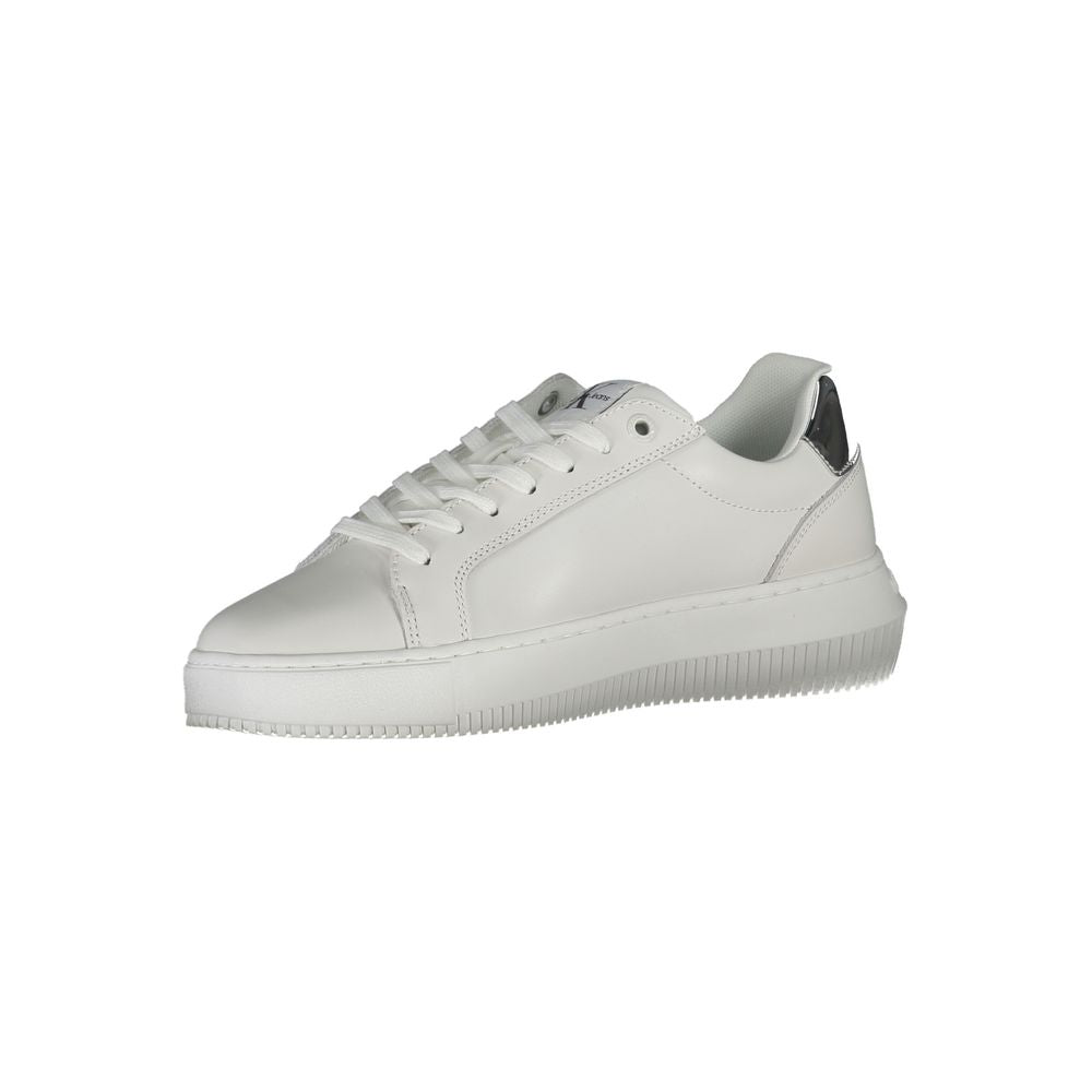 Calvin Klein White Polyester Sneaker