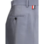 Thom Browne Gray Wool Midi Skirt