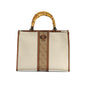 Guess Jeans Beige Cotton Handbag