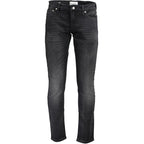 Calvin Klein Black Cotton Men Jeans