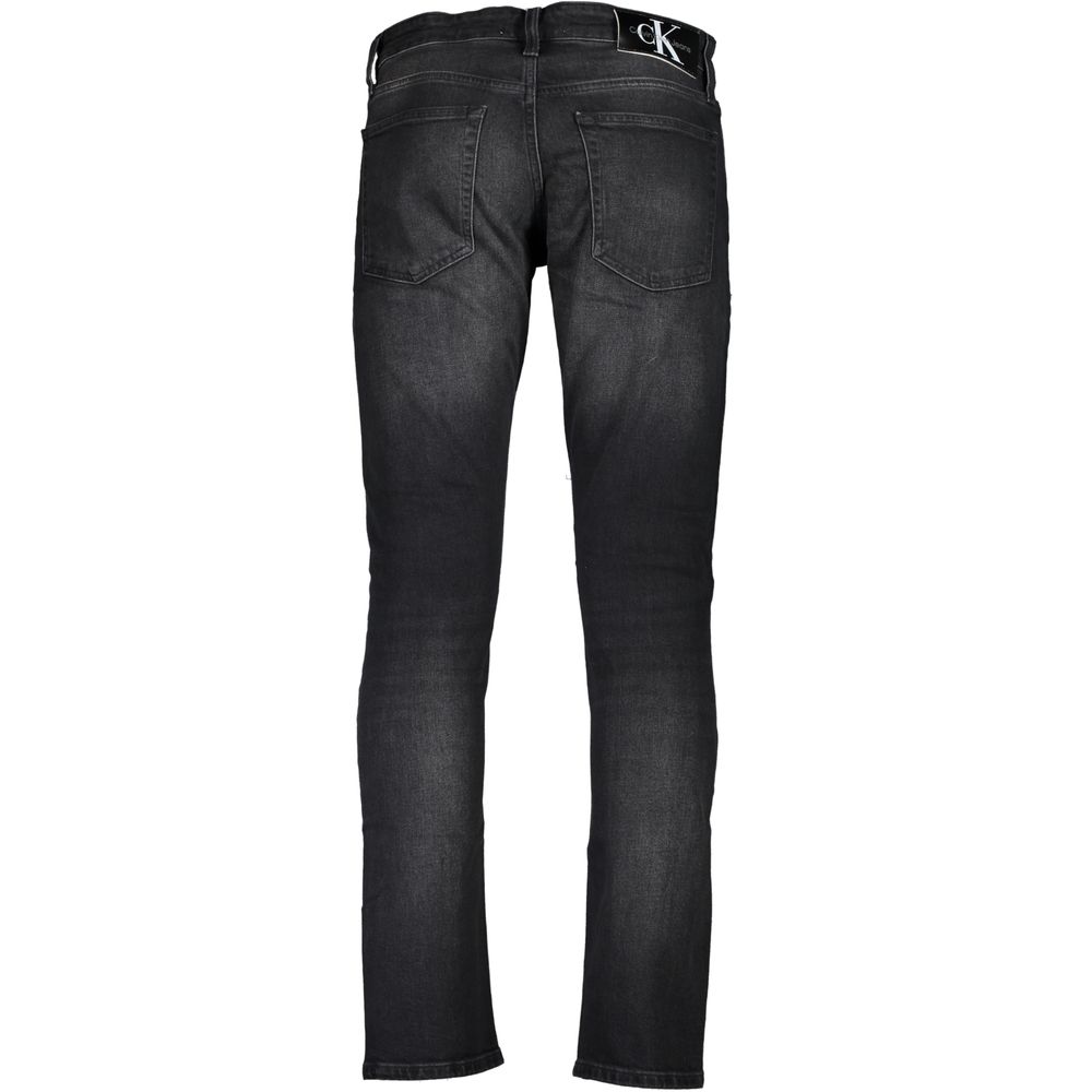 Calvin Klein Black Cotton Men Jeans