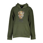 Cavalli Class Green Cotton Women Sweater