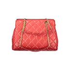 Mario Valentino Red Polyethylene Women Handbag