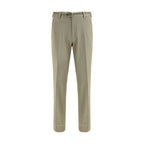 Brioni Green Cotton Chino Pants