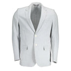 Gant White Cotton Men Jacket