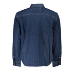 Calvin Klein Blue Cotton Men Jacket