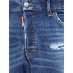 Dsquared² Blue Cotton Skinny Jeans