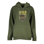 Cavalli Class Green Cotton Women Sweater