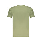 Cavalli Class Green Cotton Men T-Shirt