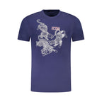 Cavalli Class Blue Cotton Men T-Shirt