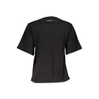 Cavalli Class Black Cotton Women T-Shirt
