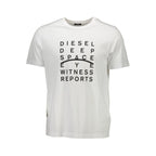 Diesel White Cotton T-Shirt