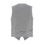 Gi Capri Gray Polyester Waistcoat