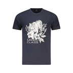 Cavalli Class Blue Cotton Men T-Shirt