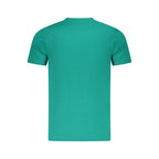 Cavalli Class Green Cotton Men T-Shirt