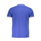 Cavalli Class Blue Cotton Men Polo Shirt