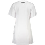 Cavalli Class White Cotton Women Dress