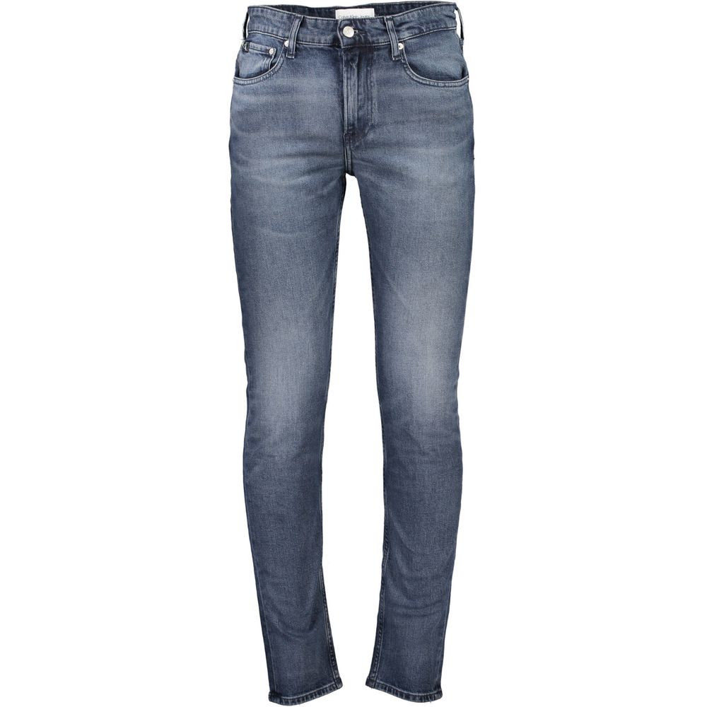 Calvin Klein Blue Cotton Men Jeans