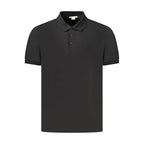 Calvin Klein Black Cotton Men Polo Shirt