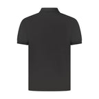 Calvin Klein Black Cotton Men Polo Shirt