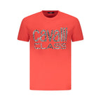 Cavalli Class Red Cotton Men T-Shirt
