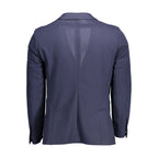 Gant Blue Cotton Men Jacket