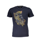 Cavalli Class Blue Cotton Men T-Shirt