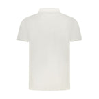 Cavalli Class White Cotton Men Polo Shirt